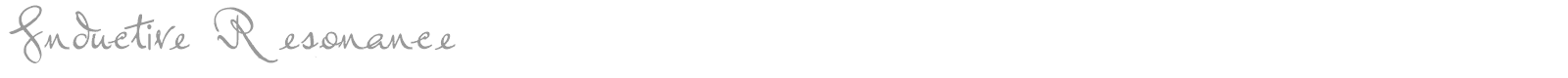 Inductive Resonance font preview